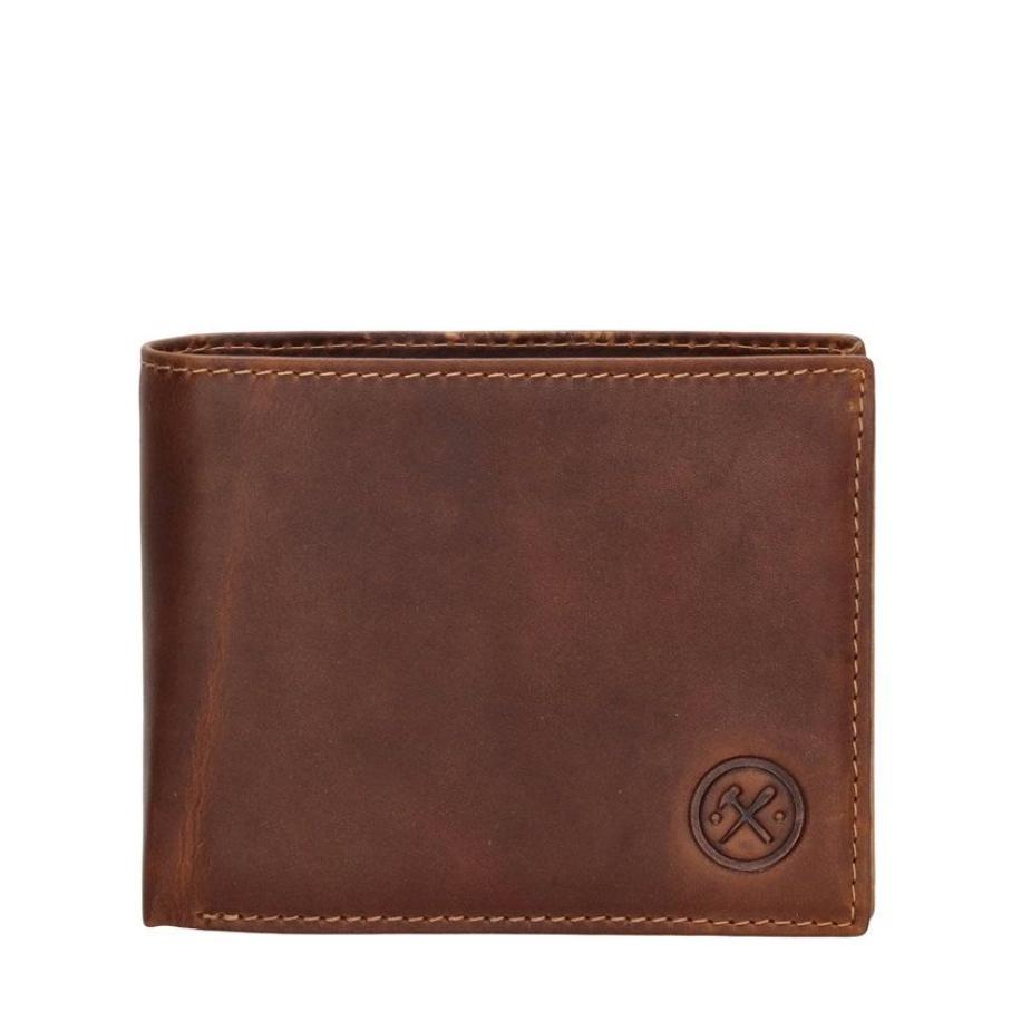 Hide & Stitches Japura Wallet cognac Bruin