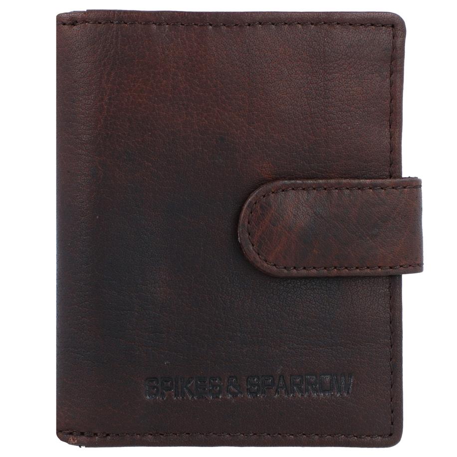 Spikes & Sparrow Spikes & Sparrow Portemonnee bruin -
