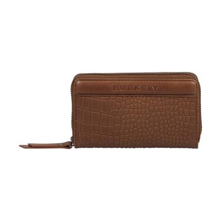 BURKELY CASUAL CARLY ZIP AROUND WALLET-Cognac