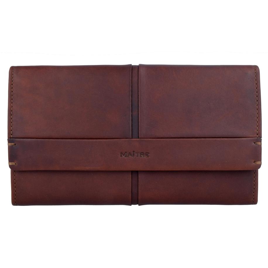 Maître Maître Portemonnee Birkenfeld Diedburg donkerbruin -
