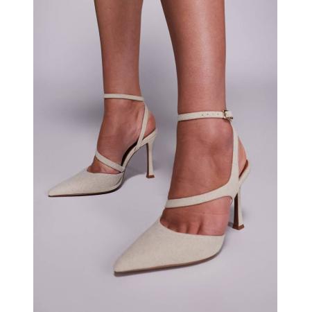 ASOS DESIGN Past Schoenen met hoge hak in naturel-Neutraal
