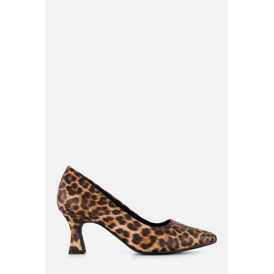 Marco Tozzi Leopard Pumps beige Textiel Bruin