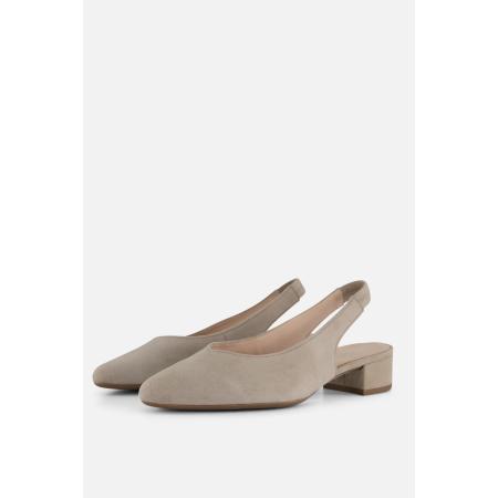 Gabor Slingback Pumps beige Suede