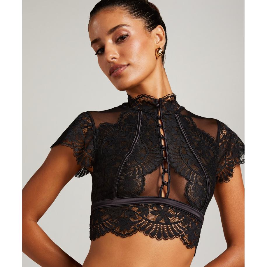 Hunkemöller Bralette Amelia Zwart Zwart