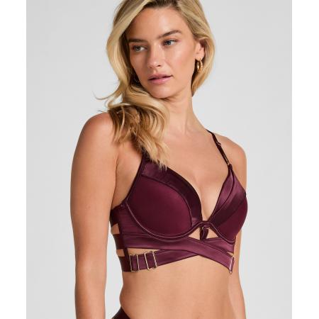 Hunkemöller Voorgevormde push-up longline beugel bh Colette Rood