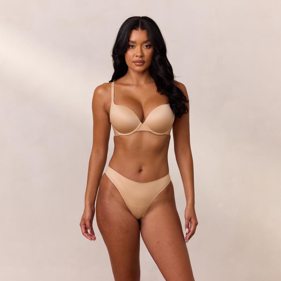 Lounge Everyday Hoge Push-Up BH Zand 60 / C Bruin