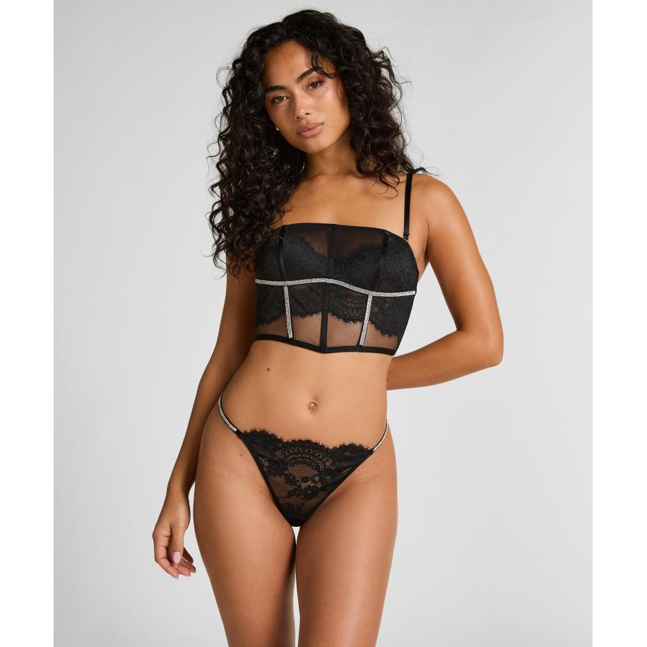 Hunkemöller Bustier Odette Zwart Zwart