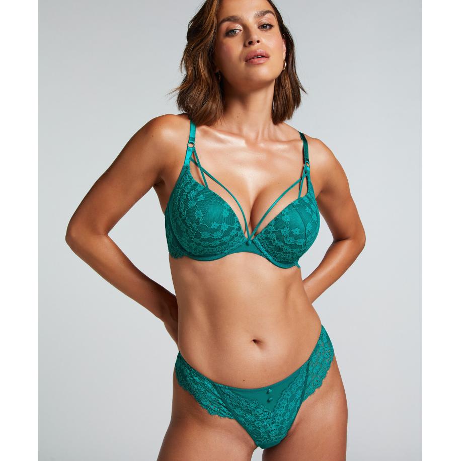 Hunkemöller Voorgevormde maximizer beugel bh Daisy Groen Groen