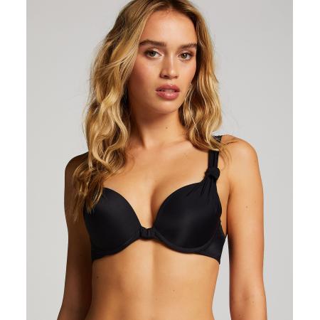 Hunkemöller Voorgevormde push-up beugel bikinitop Luxe Cup A - E Zwart