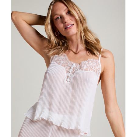 Hunkemöller Plisse Lace Cami Wit