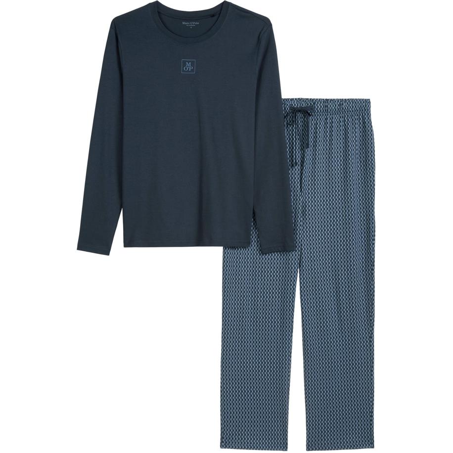 Marc O'Polo Marc OPolo Pyjama lang Mix N Match Cotton navy -