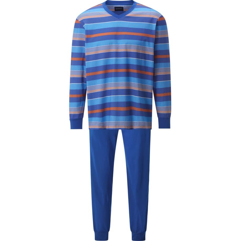 BABISTA pyjama blauw, Gestreept Blauw