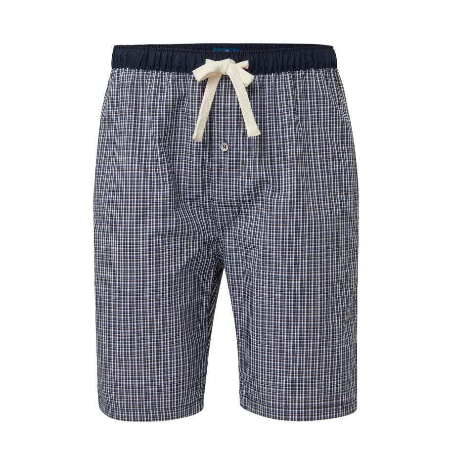 Tom Tailor TOM TAILOR Pyjamabroek nachtblauw / wit -