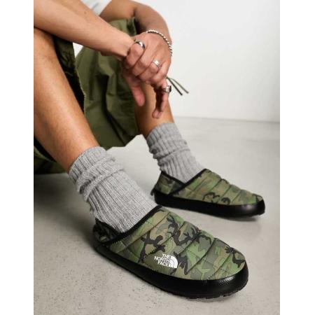 The North Face - Thermoball Traction - Muiltjes in camouflageprint-Groen