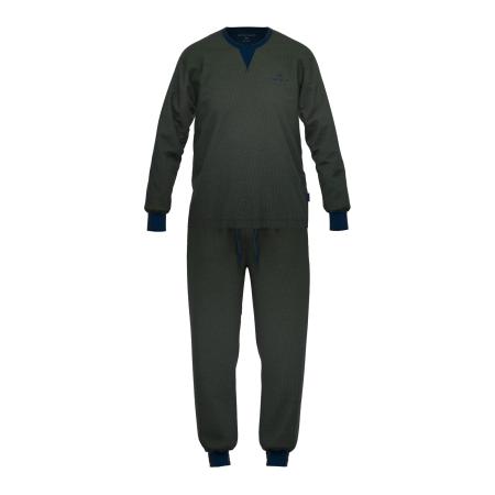 Tom Tailor TOM TAILOR Pyjama lang navy / olijfgroen