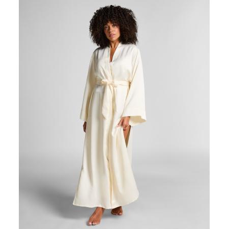 Hunkemöller Lange kimono Floral Wit