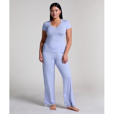 Hunkemöller Pyjamaset Nanna Blauw