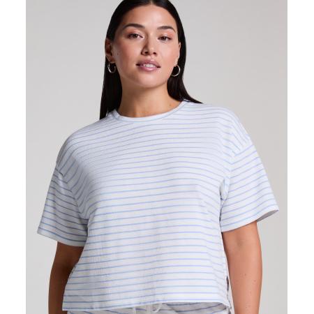 Hunkemöller Pyjamatop Blauw