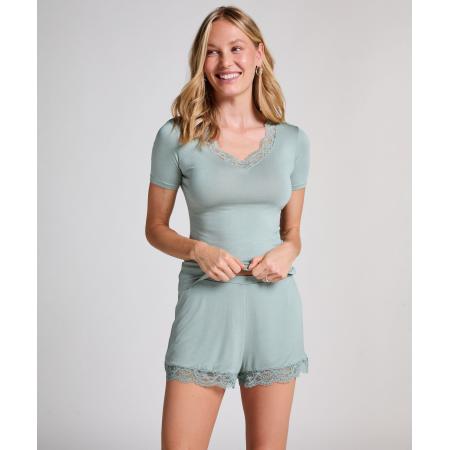 Hunkemöller Jersey Pyjamaset Groen