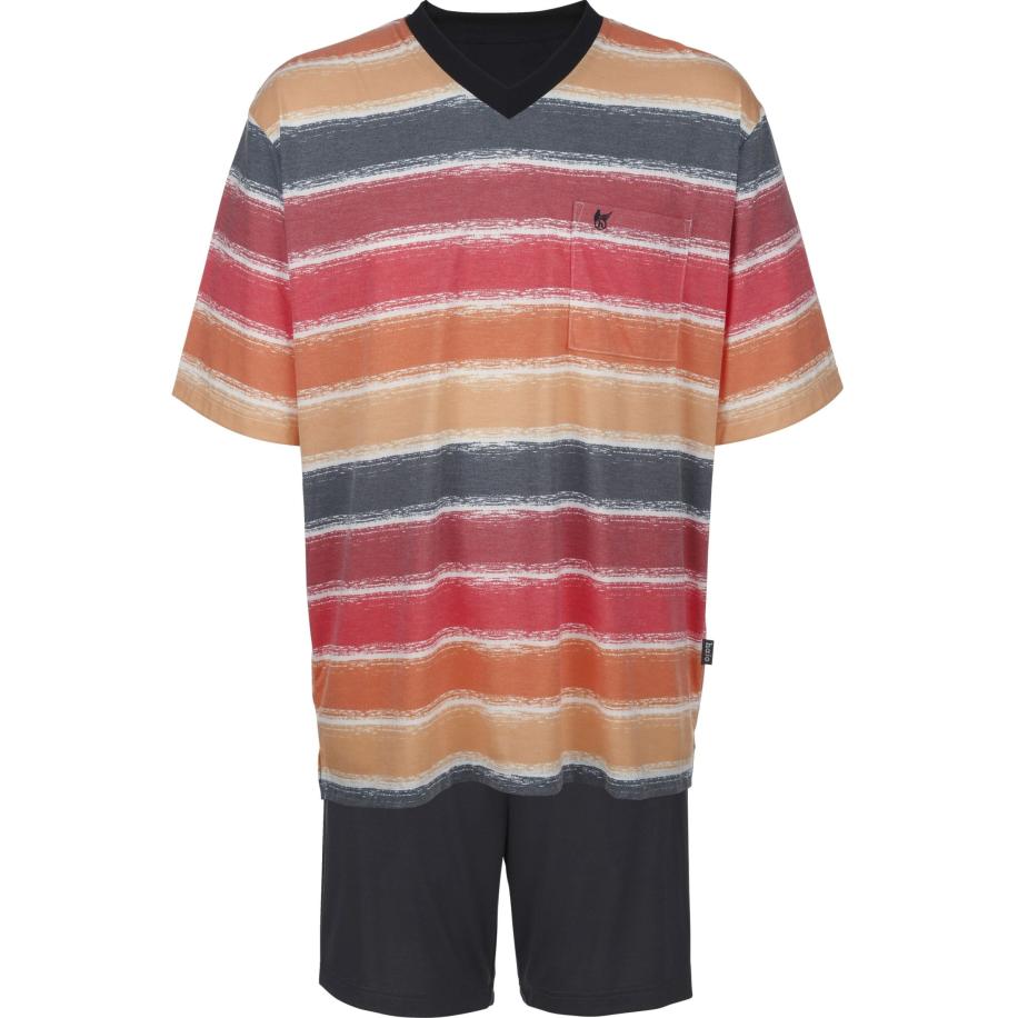 BABISTA pyjama oranje, Gestreept Oranje