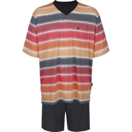 BABISTA pyjama oranje, Gestreept