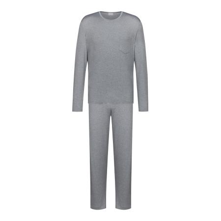 Mey Mey Pyjama lang Easy Night grijs gemêleerd
