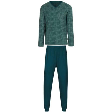 TRIGEMA pyjama groen, Paisley
