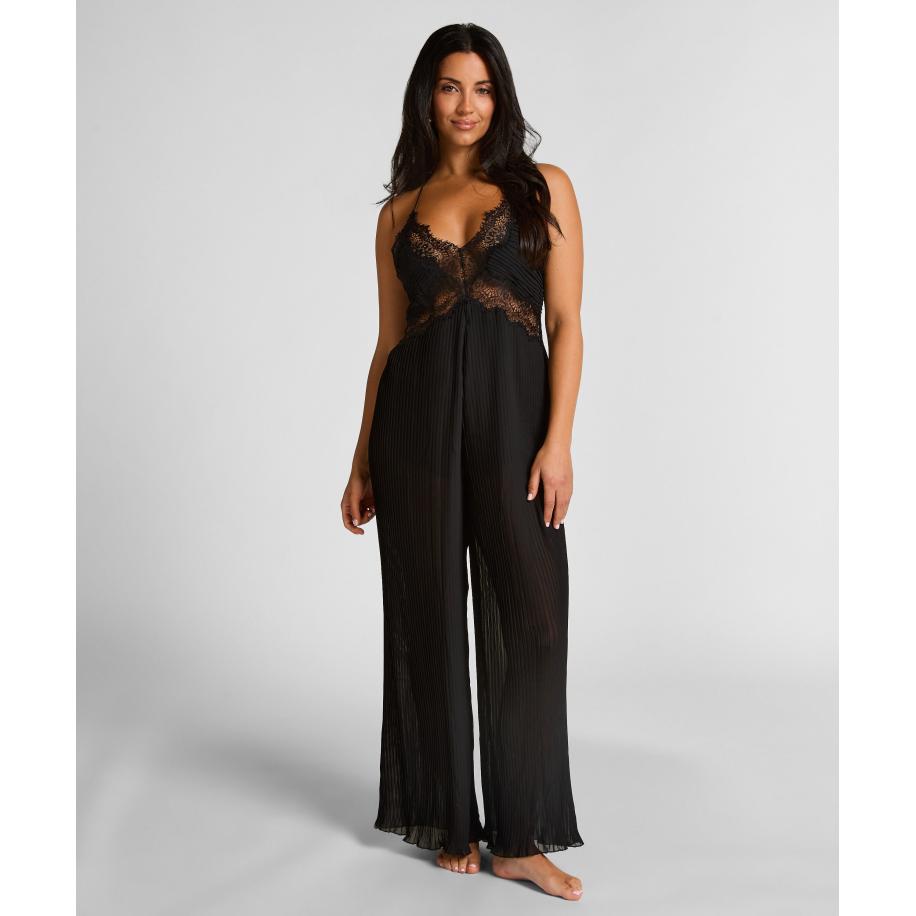 Hunkemöller Jumpsuit Zaphira Zwart Zwart