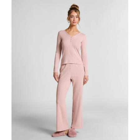 Hunkemöller Pyjama broek Pointelle Roze
