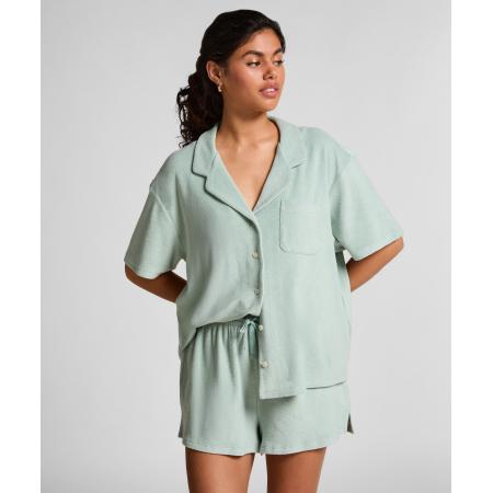 Hunkemöller Short met badstoftextuur Groen