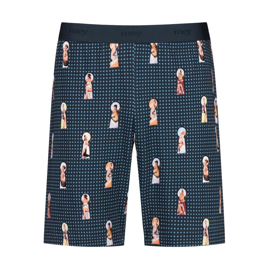 Mey Mey Pyjamabroek Keyhole And Pin Up donkerblauw / gemengde kleuren -