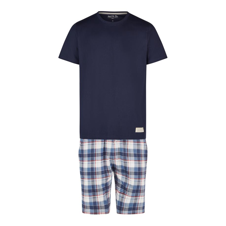 Phil & Co. Berlin Phil & Co. Berlin Pyjama kort donkerblauw -