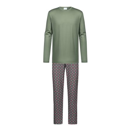 Mey Mey Pyjama lang Ornamental olijfgroen / gemengde kleuren