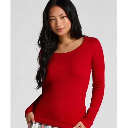 Hunkemöller Pyjamatop Katoen Rood