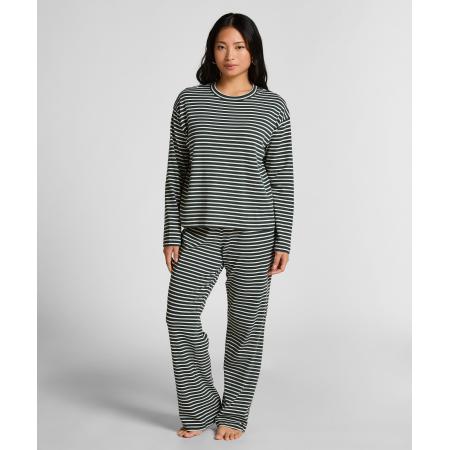 Hunkemöller Pyjamaset van katoenen jersey Groen