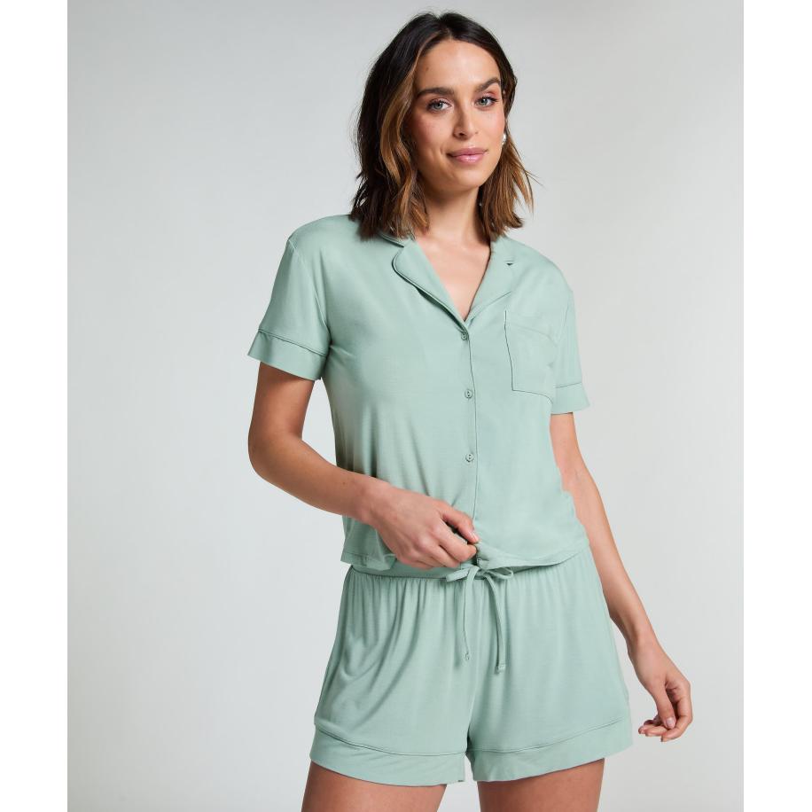 Hunkemöller Shorts Jersey Essential Groen Groen