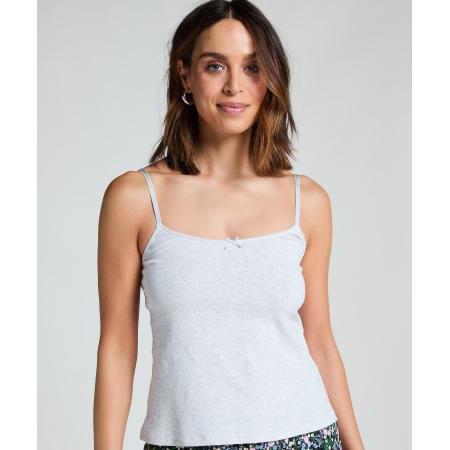 Hunkemöller Pyjamatop Pointelle Grijs