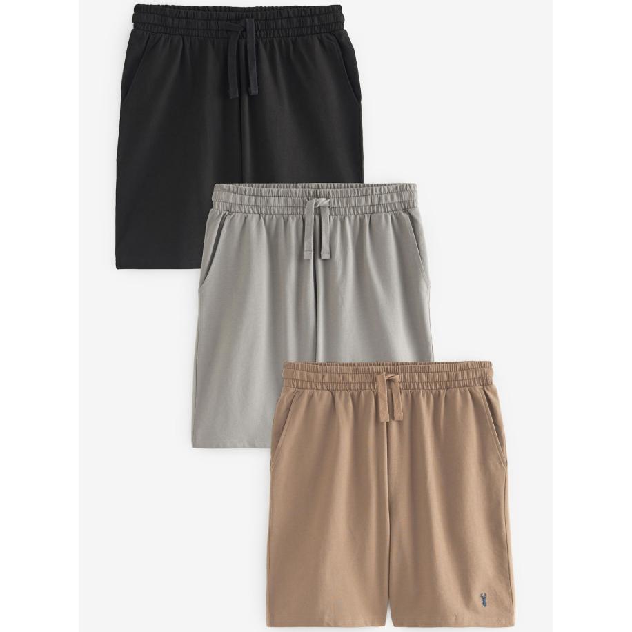 Next Next Pyjamabroek beige / lichtgrijs / zwart -