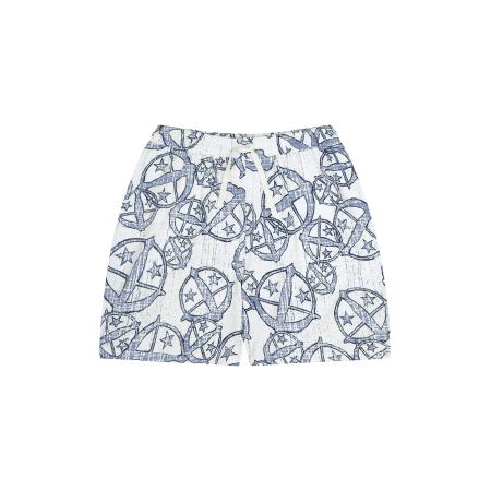 Schiesser SCHIESSER Pyjamabroek SCHIESSER 150 YEARS blauw / offwhite