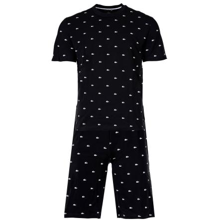 Lacoste LACOSTE Pyjama kort zwart / wit