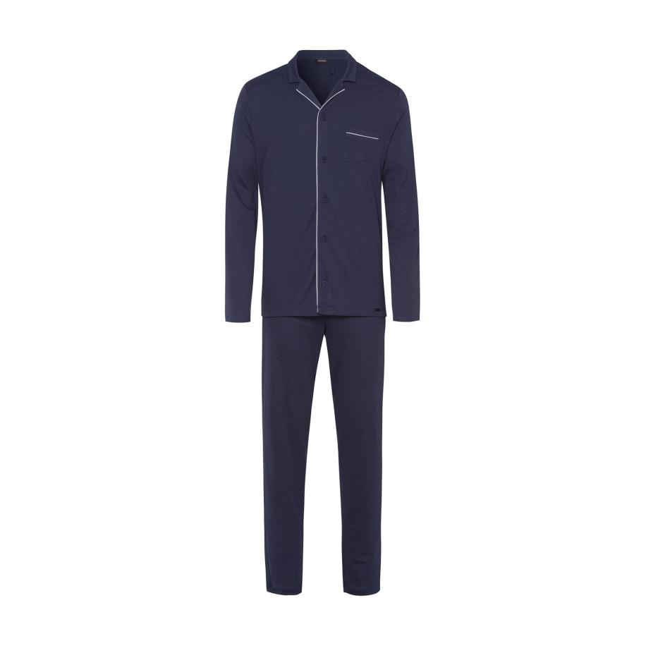 Hanro Hanro Pyjama lang Day & Night navy -