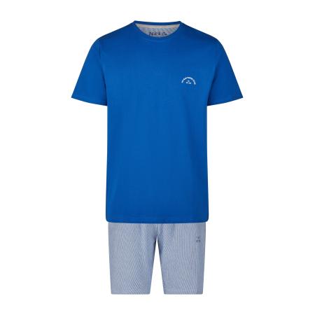 Phil & Co. Berlin Phil & Co. Berlin Pyjama kort Lounge Dreams blauw
