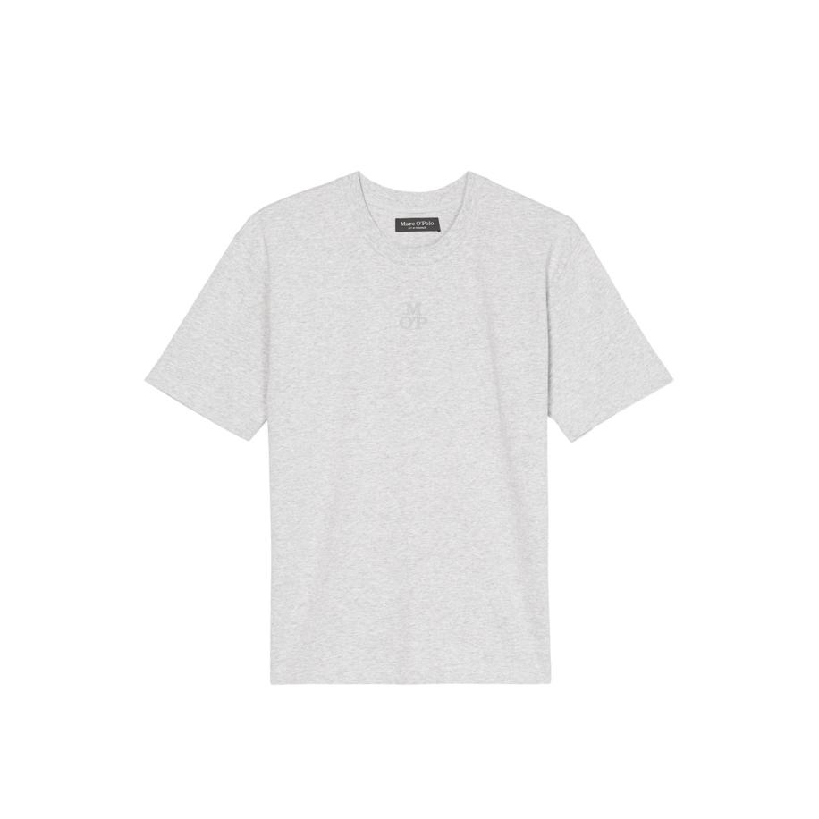 Marc O'Polo Marc OPolo Pyjama kort Heavy Jersey grijs gemêleerd -