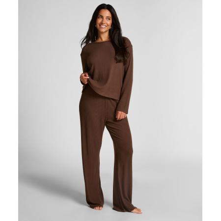 Hunkemöller Broek Brushed Jersey Bruin