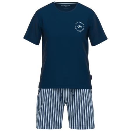 Tom Tailor TOM TAILOR Pyjama kort navy / lichtblauw