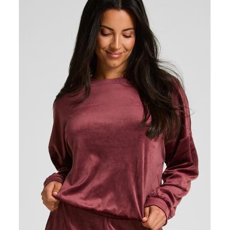Hunkemöller Velours Top Rood