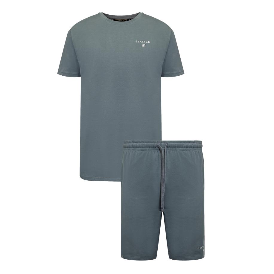 SikSilk SikSilk Huispak grijs / wit -