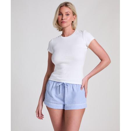 Hunkemöller Shorts Katoen Blauw