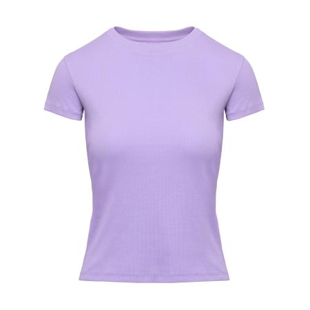 Hunkemöller Pyjama top korte mouwen rib Paars