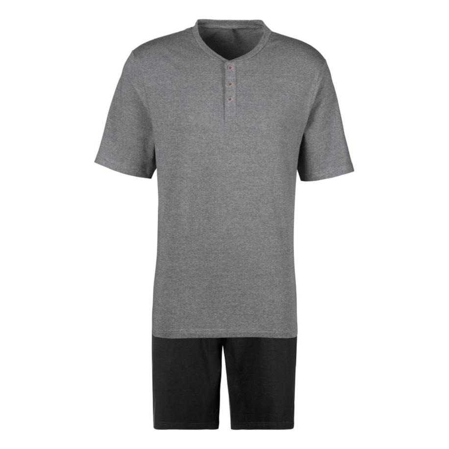 s.Oliver s.Oliver Pyjama kort grijs / zwart -